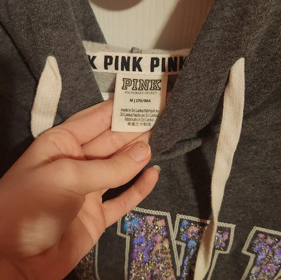 Bold PINK Sparkle Hoodie - Picture 2 of 3